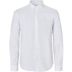 Samsøe Samsøe Herre Skjorter Samsøe Samsøe Saliam Oxford Shirt White