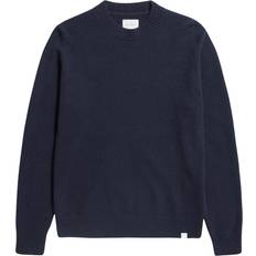 Norse Projects Överdelar Norse Projects Standard Merino Lambswool Sweater Herr Tröjor Från Magasin Blå