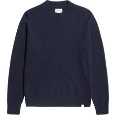 Norse Projects Standard Merino Lambswool Sweater Mand Blå Sweaters Merino hos Magasin