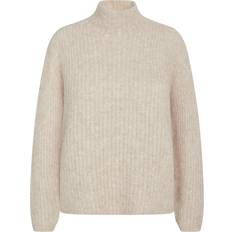 Bruuns Bazaar Syringa Rich Knit - Beige Melange