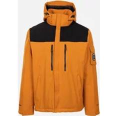 Gold - Men Outerwear Trespass Jenkins DLX Padded Jacket Amber