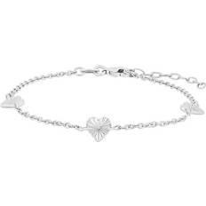 Nordahl Jewellery Armband Nordahl Jewellery Nordahl's Rhd. sølv armbånd hjerte ACTOR52