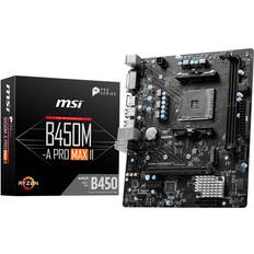 Bundkort atx am4 MSI B450M-A PRO MAX II AMD B450 Sockel AM4 micro ATX