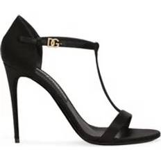 Dolce & Gabbana Zapatos Dolce & Gabbana T-Bar Sandali Nero/Donna