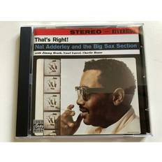 CDs BIML Books Music and Movies, Nat Adderley And The Big Sax Section That s Right! with Jimmy Heath Yusef Lateef Charlie Rouse Original Jazz Classics Audio Stereo 1993 0025218679121 (CD)