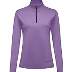 Morado Camisetas Térmicas Gorewear Everyday Mid Quarter Zip Larga - Violet