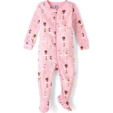 The Children's Place 18-24M Nightwear The Children's Place Baby and Toddler Long Sleeve 100% Cotton Zip-Front One Footed Pajama, Ballet Dancers, Years