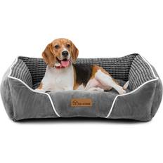 Dog Bed - Grey 20cm H x 64cm W x 53cm D
