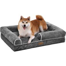 Balconera Dog Bed - Grey 18cm H x 89cm W x 63cm D