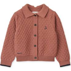 Liewood Koftor Liewood Dark Rosetta Jane Knit Cardigan - Dark Rosetta