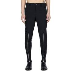 Comme des Garçons Slim-Fit Byxor med Dragkedja - Svart