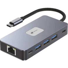 Leotec Docking Station 10-1 1USB-C PD100 3USB3.0 1USB-C 2HDMI GGL TJSD MCSD