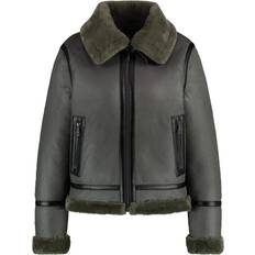 Taifun Lambskin Jacket - Dark Sage