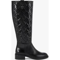 Kurt Geiger Women High Boots Kurt Geiger Kurt Geiger Women's Boots Black Leather Quilted Kensington