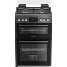 Blomberg GGRN655N 60cm Built In Electric Double Oven Anthracite White, Grey