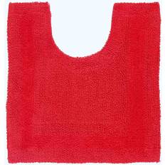Red Bathtub & Shower Accessories Homescapes Luxury Reversible Cotton Bath Mat
