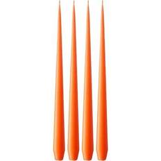 Oranje Kaarsen Ester & Erik Kaars 42 cm 4-Pack Mat Mild Orange