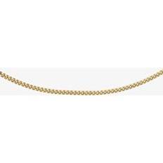 T.H.Baker 9ct Yellow Gold Diamond Cut Curb Chain 1.13.0034-46