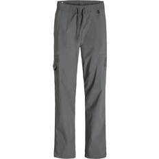 Herr - Rosa Byxor Jack & Jones Relaxed Fit Byxor Med Avslappnad Passform Grå