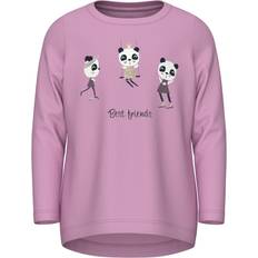 Fille - M Chemisiers et Tuniques Name It T-Shirt Manches Longues - Pastel Lavender