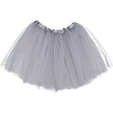 Silver Skirts Children's Clothing My Lello Big Girls Tutu 3-Layer Ballerina 4T-10yr Gray