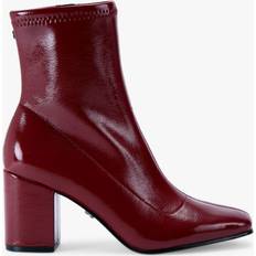 Red - Women Ankle Boots Carvela 'Strut Ankle' Patent Boots Red