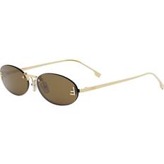 【関税込み】Fendi ゴールド Fendi First Crystal サングラス Fendi First Crystal Brown | Fendi