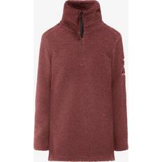 Fleecetrøjer & Piletrøjer - Rød Sweatere Didriksons Women's Marina Half-Zip Fleecesweatere brun