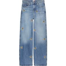 Elastaan/Lycra/Spandex Spijkerbroeken Tommy Jeans Betsy Mid Rise - Blauw