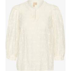 CUannasofie Bluse Hvid Damer