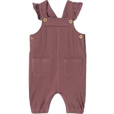 Bomull Jumpsuits Barnkläder Lil'Atelier Rose Brown Obina Loose Överall