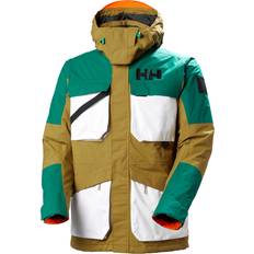Helly Hansen Long Hooded Ski Jacket Ullr D Heritage - Marron