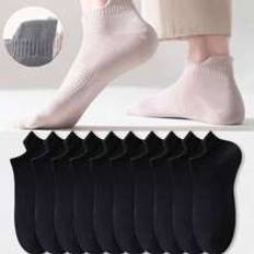 Shein Pairs Women Breathable Mesh Odor Resistant Short Ankle Sports Socks, Black