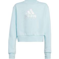 Adidas Blåa Sweatshirts adidas Sportswear Jg Glm Crew - Blå