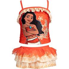 Orange Swimsuits Children's Clothing Disney Moana Little Girls Tankini Top and Skirt Orange 7-8