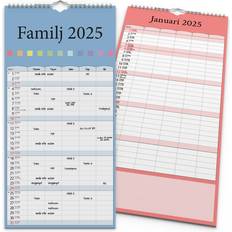 Familjekalender Färg 2025
