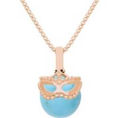 Turquoise Charms & Pendants C W Sellors 18ct Rose Gold Turquoise Zodiac Gemini 9mm Bead Pendant Rose Gold