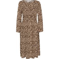 Leopard Klänningar Saint Tropez GazelSZ Klänning Svart för Dam Black