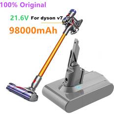 Dyson Støvsugertilbehør Dyson V7 Batteri 21.6V 98000 MAh Li-Lon Oppladbart 2022