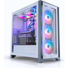 AWD-IT iCUE 4000X RGB Vision Ryzen 5 5600X RTX 4060 Ti 8GB Windows 11 Desktop PC