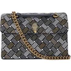 Kurt Geiger London Fabric Kensington Bag Black Studded Shoulder Purse No Size