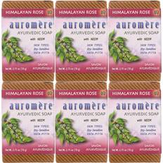 Auromere Ayurvedic Bar Soap Himalayan Rose 2.75 oz 2.75 oz 6 Pack