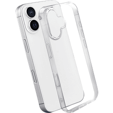 Fundas de teléfono móvil ISY Funda ISC 1048, Compatible con iPhone 16 Plus, Resistente a Golpes, Transparente