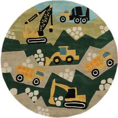 Bulldozer Teppich Ø 100