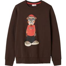 Dinosaurussen Sweaters Name It Nkmoklokken Ls Sweat Bru Box - Bru