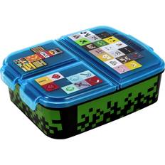 kids childrens multi compartment sandwich travel lunch box, bpa free