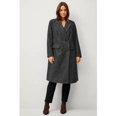 Zizzi Kappor & Rockar Zizzi Kappa mCarmen L/S Coat Grå