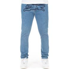 Jeans ICECREAM Billionaire Boys Club Clothing Men Jean Band Apart Fit Skinny Leg Jean Blue