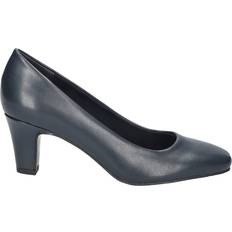 Men Heels & Pumps Easy Street Poet Square Toe Pumps - Navy