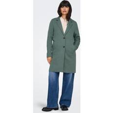 Femme - Polyuréthane Manteaux Only Manteau mi-saison ONLSedona - vert chin�é